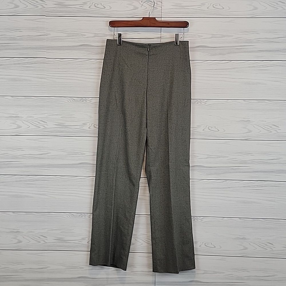 Fabrizio Gianni Trousers 1018 Style Front Zip Dress Pants - Grey Womens Size 6